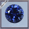 Classique Rond Brillant Cut Lab Corundum Sapphire Gemstone